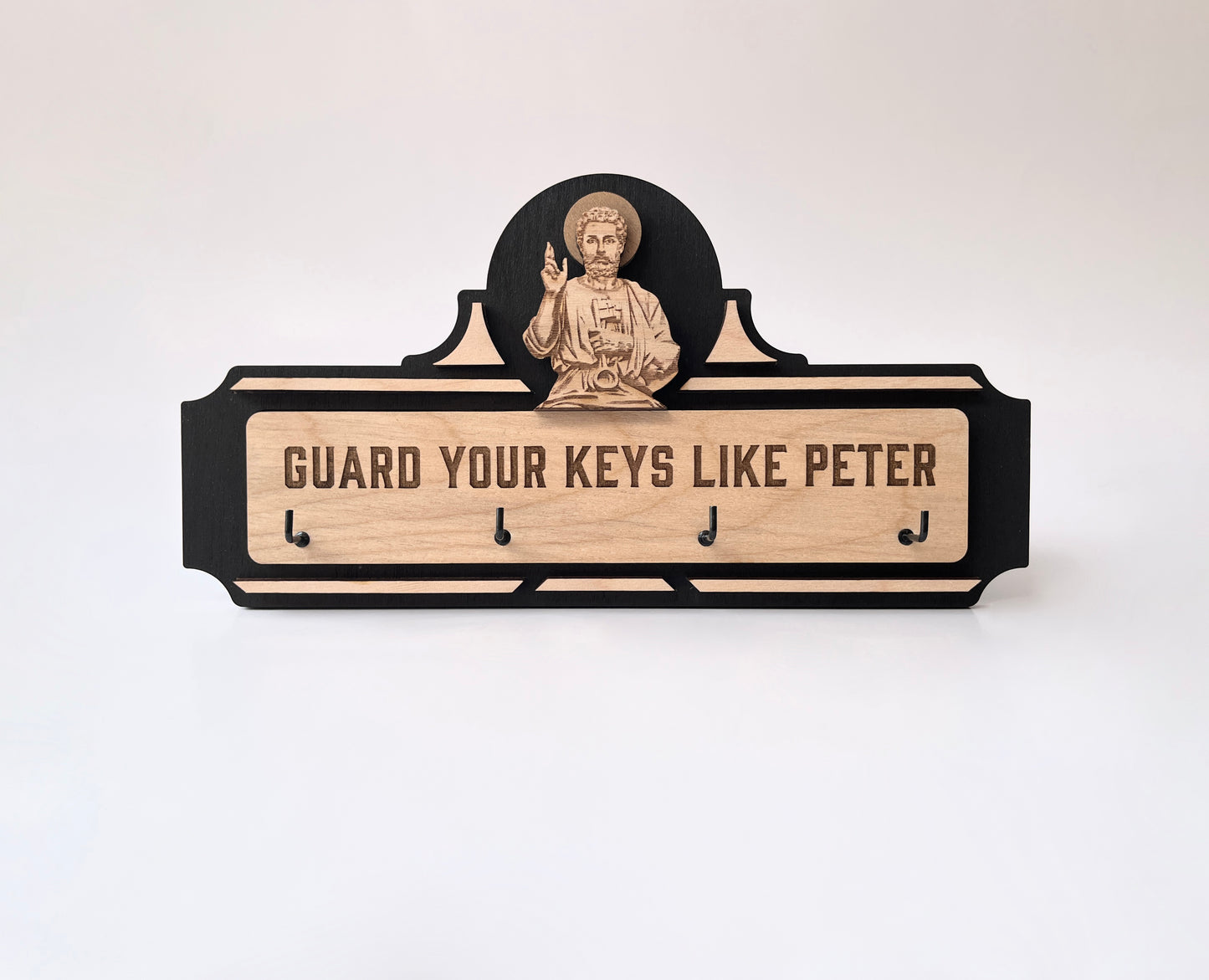 Saint Peter’s Keys - Wall Key Holder, Catholic Home Decor