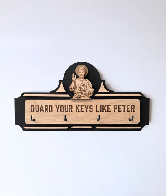 Saint Peter’s Keys - Wall Key Holder, Catholic Home Decor