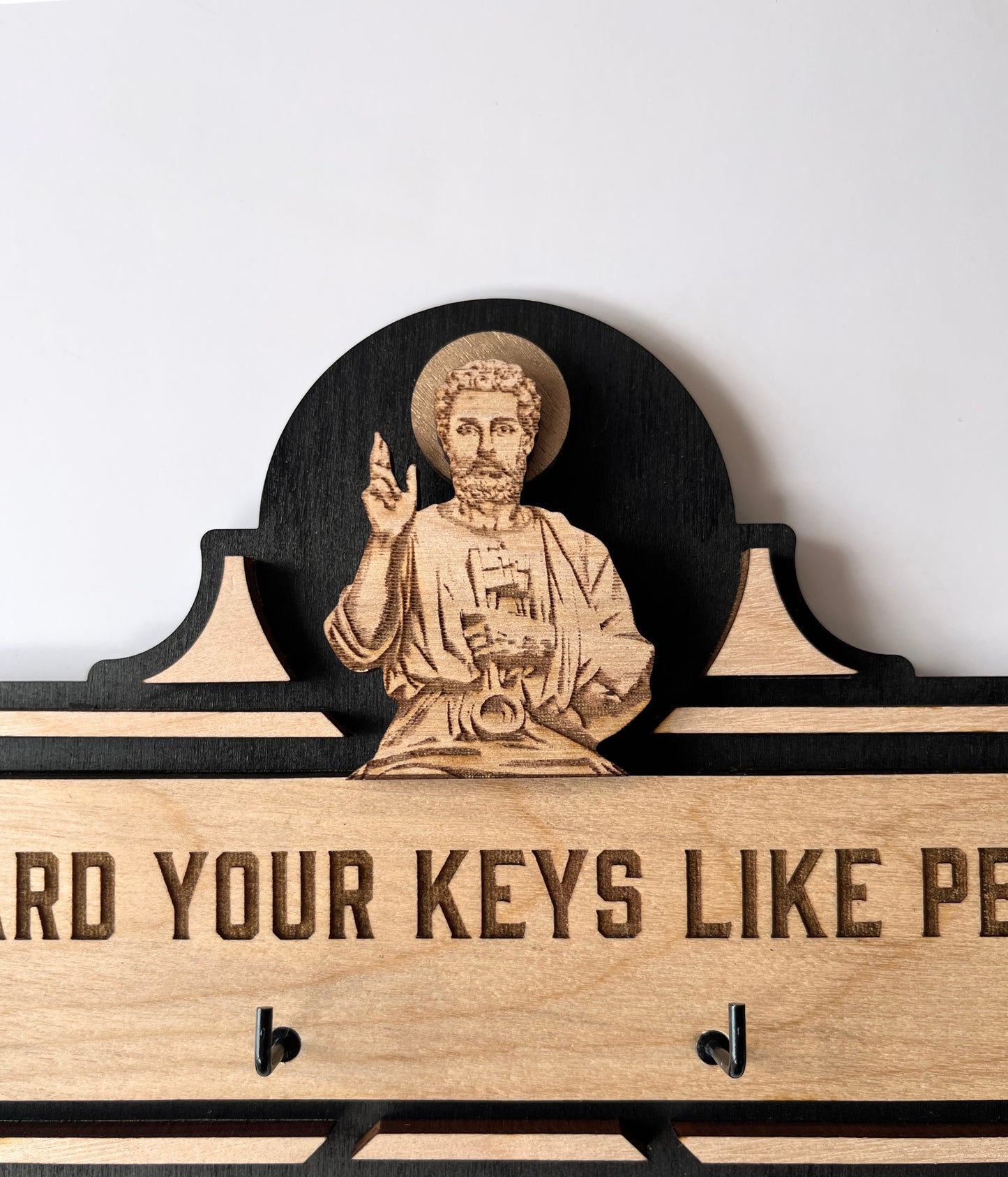 Saint Peter’s Keys - Wall Key Holder, Catholic Home Decor