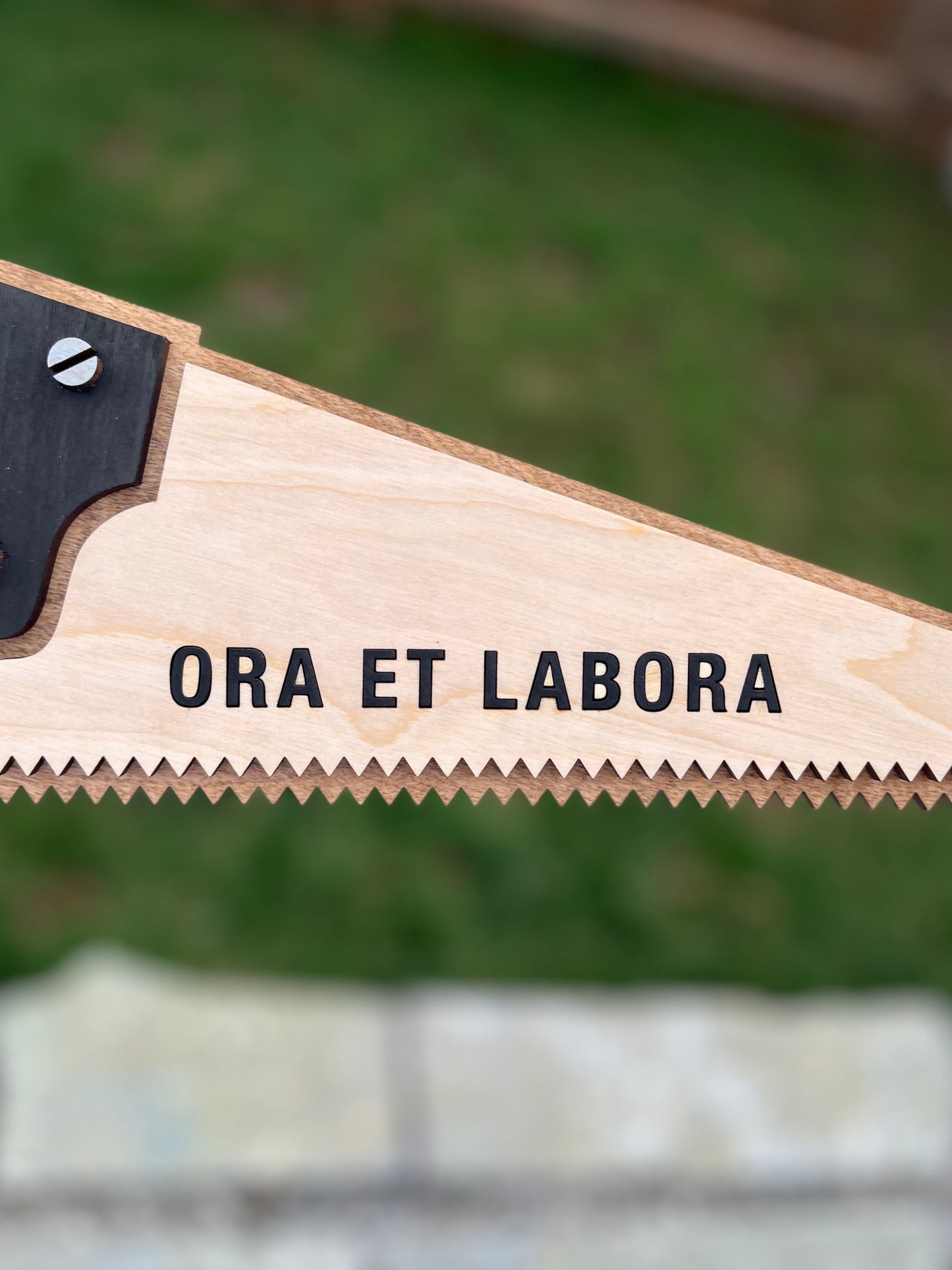 ”Ora et Labora” Wood Sign