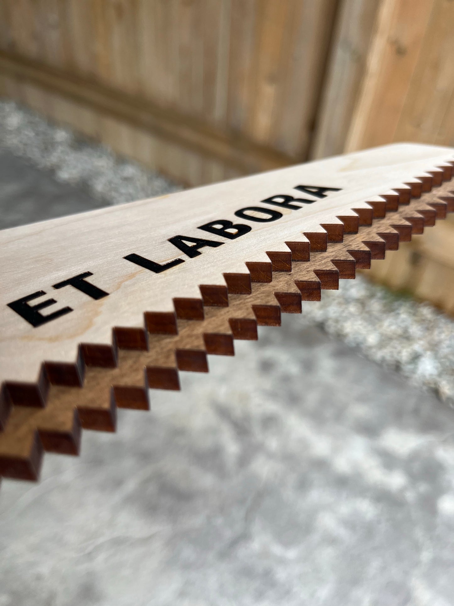 ”Ora et Labora” Wood Sign