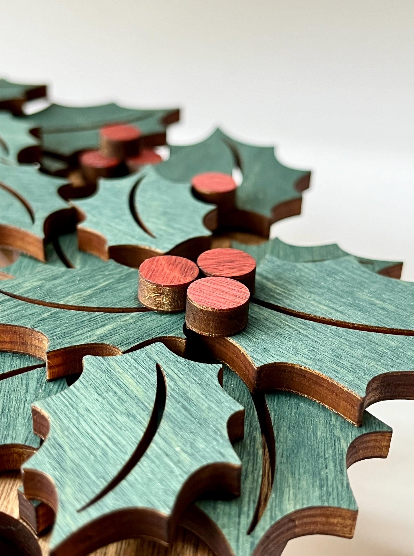 Wooden Modern Advent Wreath - Catholic Home Decor - Christmas gift